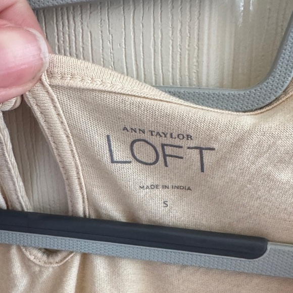 LOFT Black and Cream Zebra Print Tank Top - Picture 2 of 5